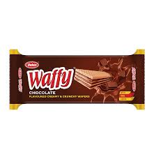 Dukes Waffy Chocolate Flavoured Creamy & Crunchy Wafers, 75g-0