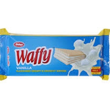 Dukes Waffy Vanilla Flavoured Creamy & Crunchy Wafers, 75g-0