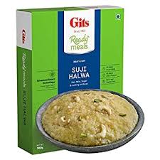 Gits Ready Meals SUJI Halwa, 300g-0
