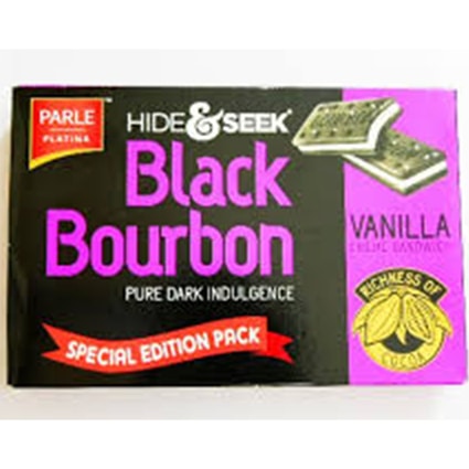 Parle Platina Hide & Seek Black Bournbon Vanilla Creme Sandwhich,300g-0