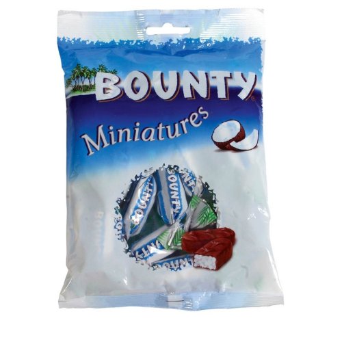 Bounty Miniatures Chocolate, 150 g