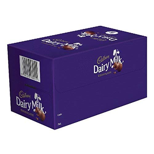 Cadbury Dairy Milk Chocolate Bar, 12g Pack of 56