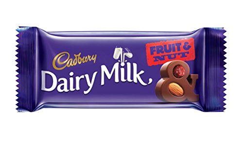 Cadbury Dairy Milk Chocolate Bar, Fruit and Nut, 80g