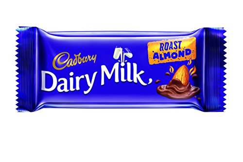 Cadbury Dairy Milk Roast Almond Chocolate Bar, 36g