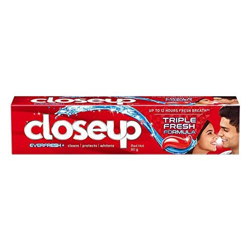 Closeup Everfresh+ Anti-Germ Gel Toothpaste Red Hot 80 g