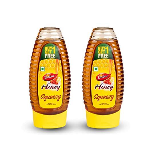 Dabur Honey Worlds No1 Honey Brand Squeezy pack 400 gm Buy 1 Get 1 Free