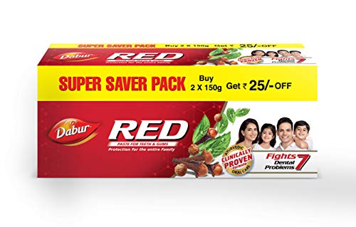 Dabur Red Paste Indias No1 AyurvedicÂ  PasteÂ , Provides Protection from 7 Dental Problems 300 gm Super Saver Pack