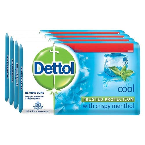 Dettol Cool Soap, 75g Pack of 4