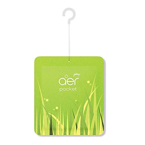 Godrej aer pocket, Bathroom Air Fragrance Fresh Lush Green 10g