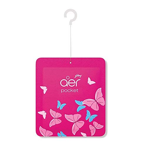 Godrej aer pocket, Bathroom Air Fragrance Petal Crush Pink 10g