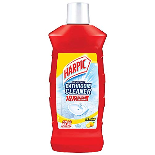 Harpic Disinfectant Bathroom Cleaner - Lemon, 1 L