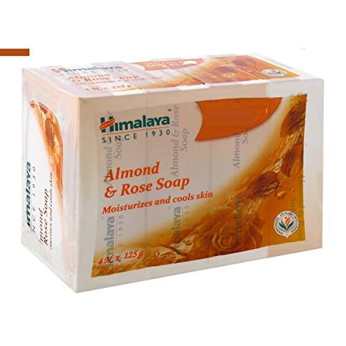 Himalaya Herbals Soap, Almond and Rose, 125g Pack of 4