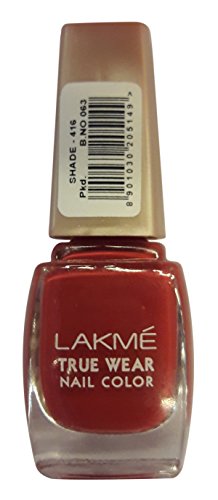 LakmÃ© True Wear Nail Color - Shade 416, 9ml Bottle
