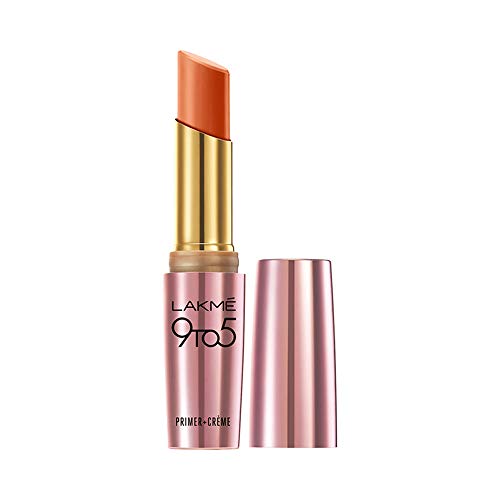 Lakme 9To5 Primer Creme Lip Color, Dusty Orange CP11, 36 g
