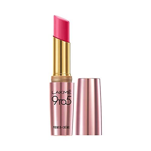 Lakme 9To5 Primer + Creme Lip Color, Pink Affair CP7, 36 g