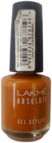 Lakme Absolute Gel Stylist Nail Color - Silk Caramel, 15ml