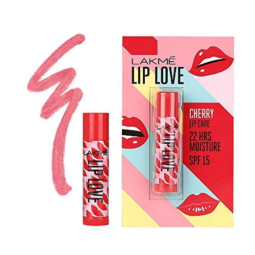 Lakme Lip Love Chapstick, Spf15, Cherry, 45 g