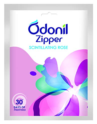 Odonil Bathroom Air Freshener Zipper - Scintillating Rose - 10 g