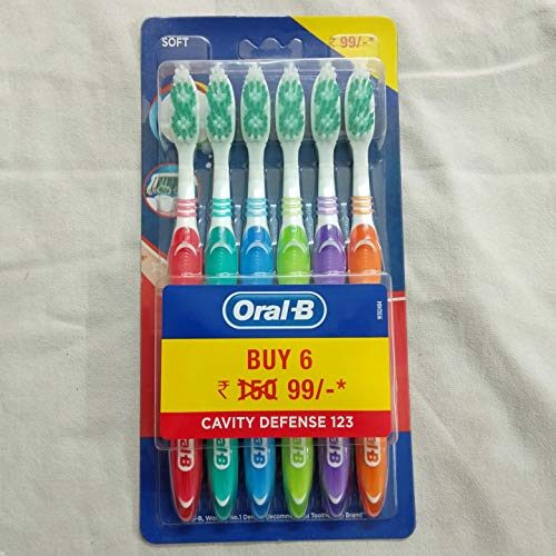 Oral B Cavity Defense ToothBrush 6 Pack