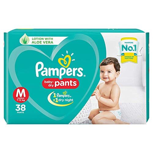 Pampers New Diapers Pants, Medium, 38 Count