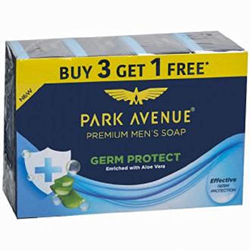 Park Avenue Germ Protect Soap, 500 g Buy 3 Get 1 Free, 125 g Pack of 4