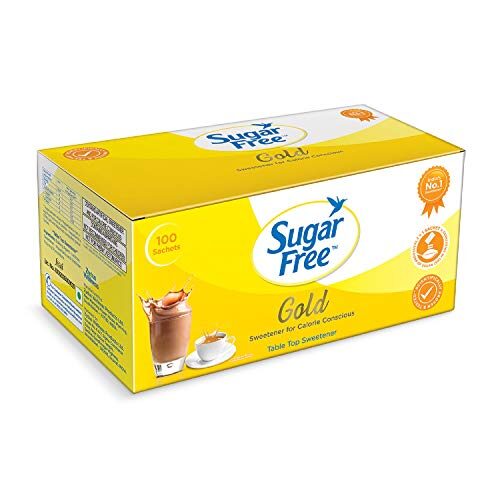 Sugarfree Gold Low Calorie Sweetner - 100 Sachet