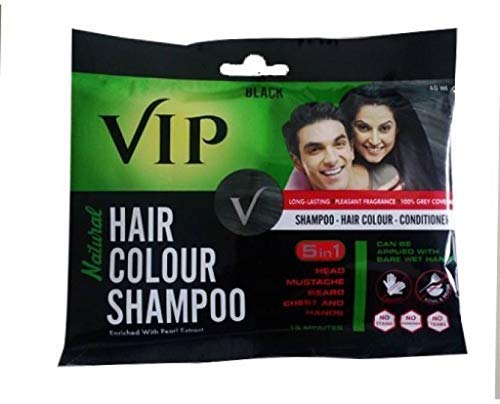 VIP Hair Color Shampoo Black 5 in 1 40 ml