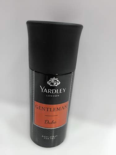 Yardley London Gentleman Duke Deo Body Spray for Men, 150ml