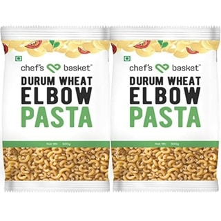Chef's Basket Durum Wheat ELBOW Pasta, 500g (Buy 1 Get 1)-0