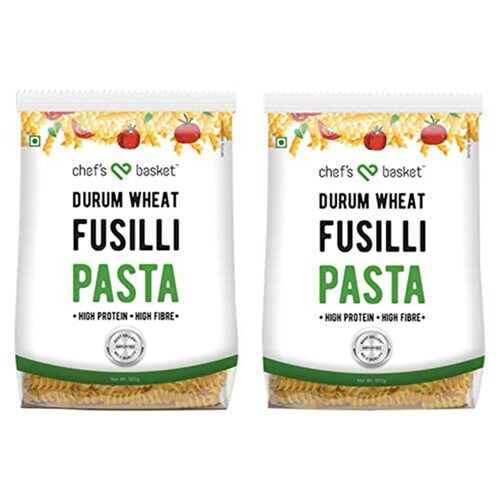 Chef's Basket Durum Wheat Fusili Pasta, 500g (Buy 1 Get 1)-0