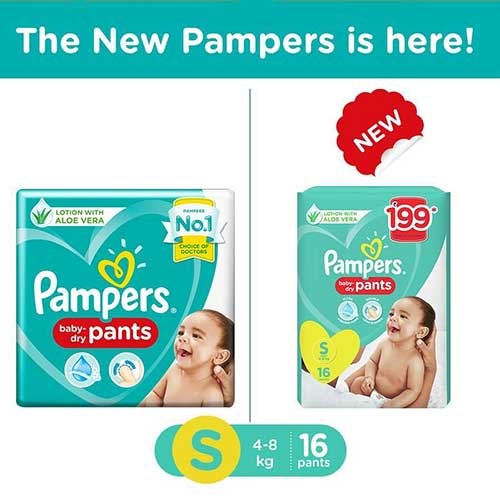 Pampers Diaper Pants, Small, 16 pcs-0