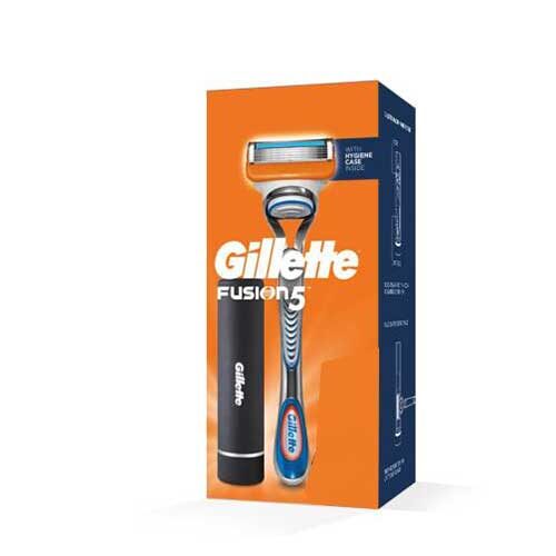 Gillette Fusion 5 Shaving Razor with Hygiene Case-0