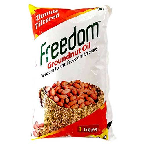 Freedom Groundnut Oil, 1L Pouch-0