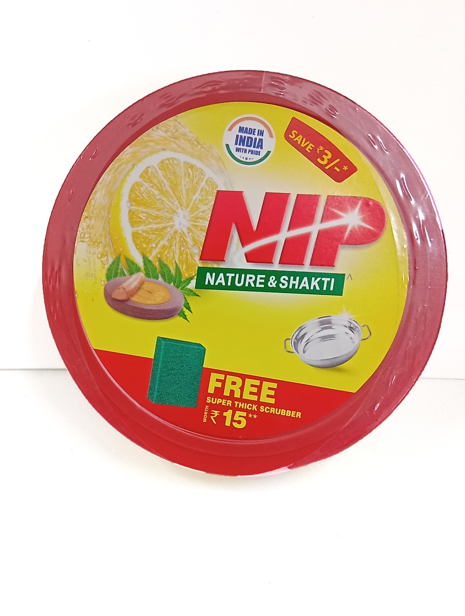 NIP Nature & Shakti Dish Wash Bar 500g-0