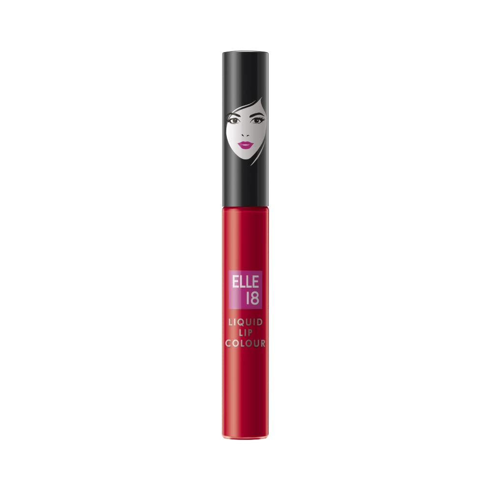 Elle18 Liquid Lip Colour Rhubarb Red (Matte) 5.6ml-0