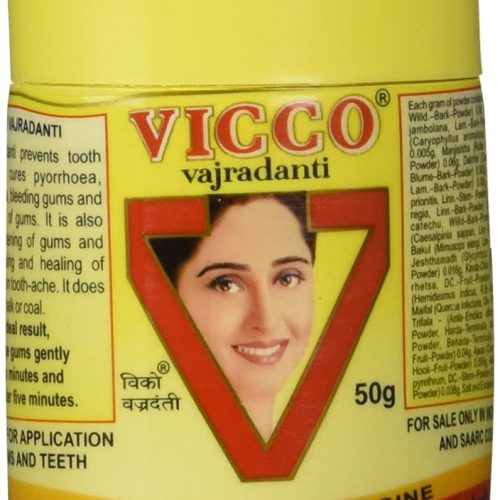 Vicco Vajradanti Ayurvedic Toothpowder Powder - 50g-0