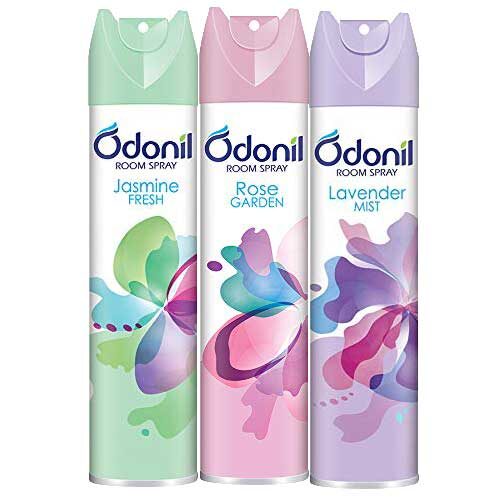 Odonil Room Spray Lavender Mist, Jasmine Fresh & Rose Garden 171ml each-0