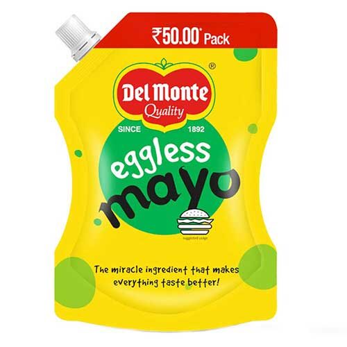 DelMonte Eggless Mayo Pouch, 190g-0