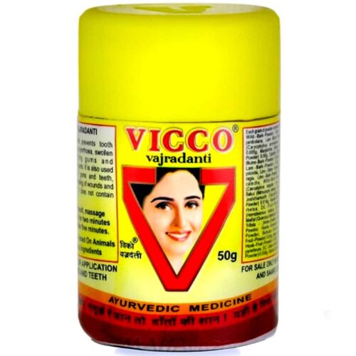 Vicco Vajradanti Ayurvedic Toothpowder Powder - 50g-10994