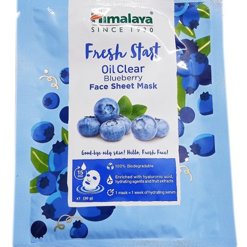 Himalaya Fresh Start Oil Clear Blueberry Face Sheet Mask 30g-11629