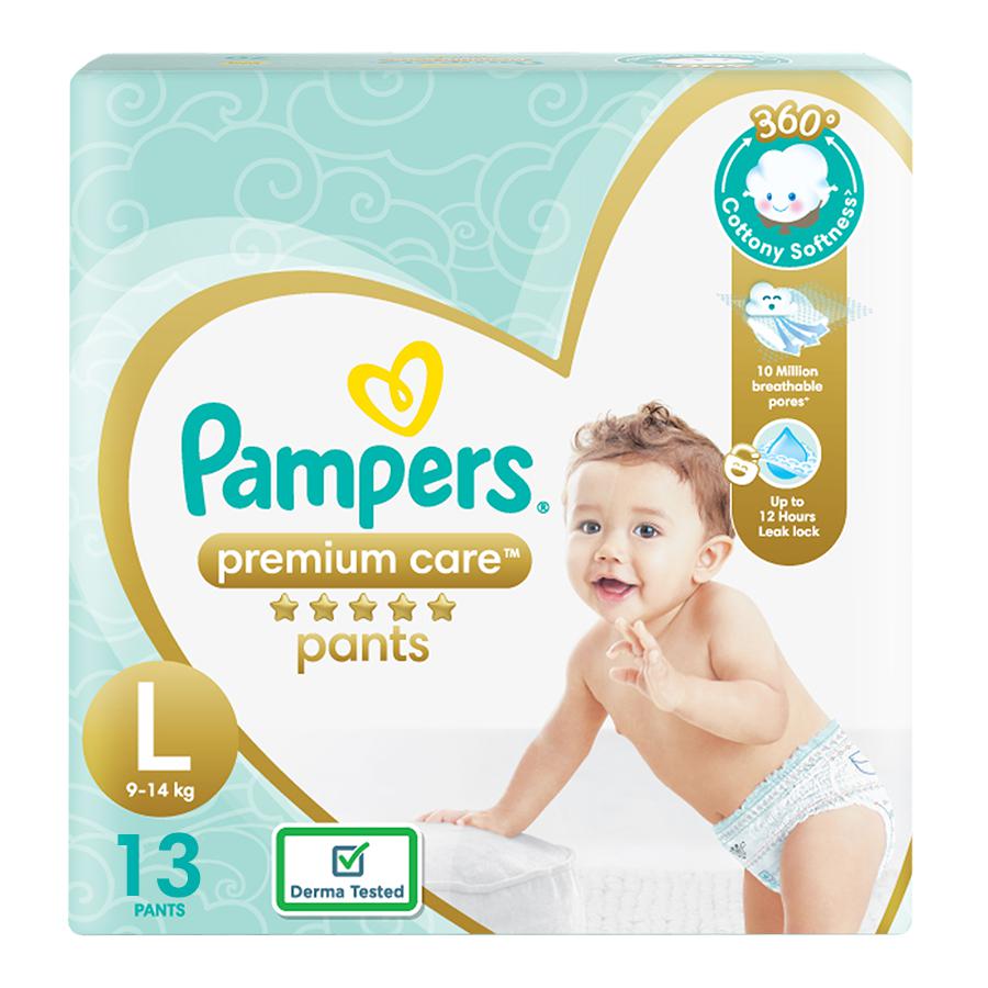 Pampers Premium Care Large Size Diapers Pants (13 Count)-11441