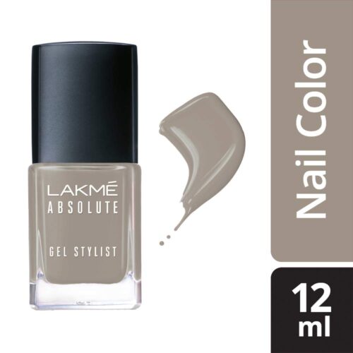 Lakme Absolute Gel Stylist Nail Color, Silhouette, 12ml-11283
