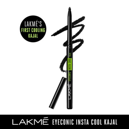 Lakme Eyeconic Insta Cool Kajal, Black, 0.35 g-11225