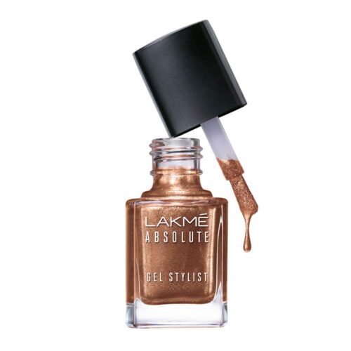 Lakme Absolute Gel Stylist Nail Color, Gold Dust, 12 ml-0