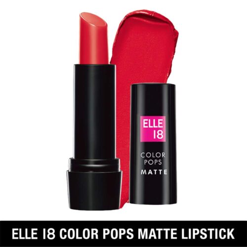 Elle18 Color Pops Matte Lip Color, Selfie Red, 4.3 g-11566