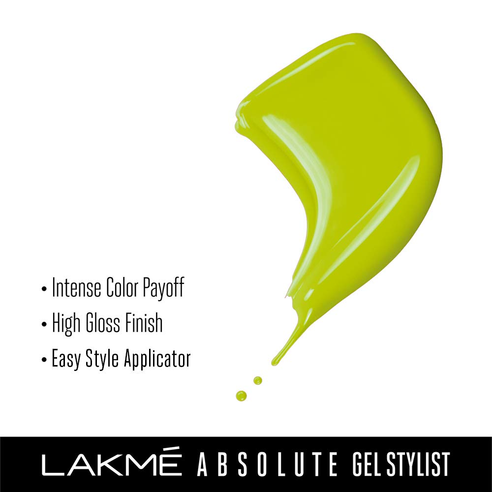 LAKMÉ Absolute Gel Stylist Nail Color, Mojito, 12ml-11301