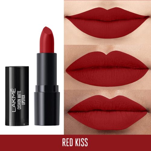 Lakme Cushion Matte Lipstick CR9 Red Kiss 4.5g-11591