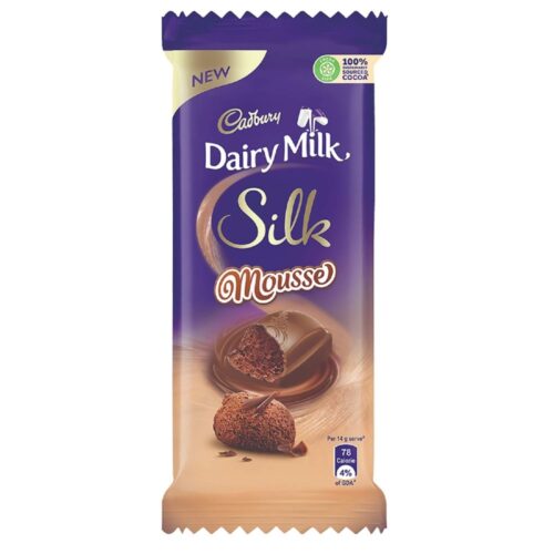 Cadbury Dairy Milk Silk Mousse Chocolate Bar, 50 g-0