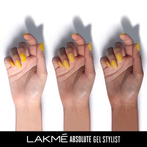 LAKMÃ‰ Absolute Gel Stylist Nail Color, Lemon Zest, 12ml-11306