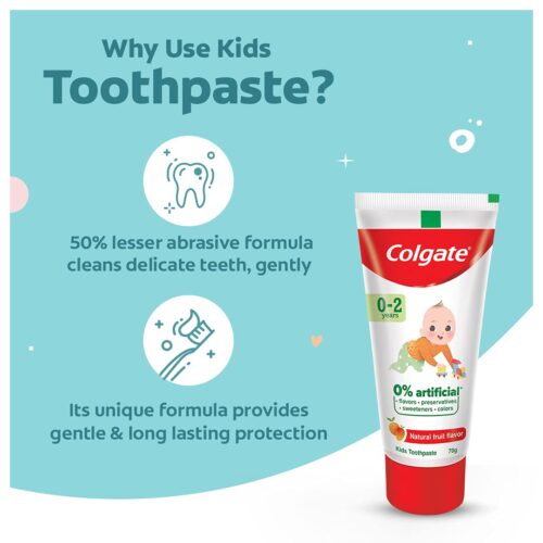 Colgate Toothpaste for Kids (0-2 years) 70g-11424